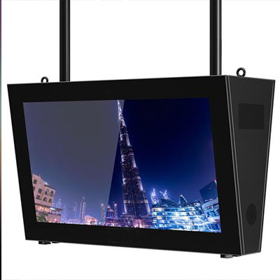 Double side TFT Display with common backlight  (T-Shape)